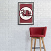 South Carolina Gamecocks Team Spirit, Mascot - Framed Mirrored Wall Sign South Carolina Gamecocks Team Spirit, Mascot - Framed Mirrored Wall Sign