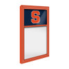 Syracuse Orange Dry Erase Note Board - Orange Frame / Blue Syracuse Orange Dry Erase Note Board - Orange Frame / Blue