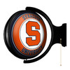 Syracuse Orange Original Round Rotating Lighted Wall Sign Syracuse Orange Original Round Rotating Lighted Wall Sign