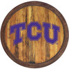 TCU Horned Frogs Faux Barrel Top Sign | The Fan-Brand | NCTCUH-240-01 TCU Horned Frogs Faux Barrel Top Sign | The Fan-Brand | NCTCUH-240-01