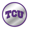 TCU Horned Frogs Modern Disc Mirrored Wall Sign | The Fan-Brand | NCTCUH-235-01 TCU Horned Frogs Modern Disc Mirrored Wall Sign | The Fan-Brand | NCTCUH-235-01
