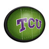 TCU Horned Frogs On the 50 - Oval Slimline Lighted Wall Sign TCU Horned Frogs On the 50 - Oval Slimline Lighted Wall Sign