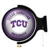 TCU Horned Frogs Original Round Rotating Lighted Wall Sign | The Fan-Brand | NCTCUH-115-01 TCU Horned Frogs Original Round Rotating Lighted Wall Sign | The Fan-Brand | NCTCUH-115-01