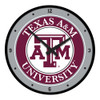 Texas A&M Aggies Modern Disc Wall Clock | The Fan-Brand | NCTXAM-510-01 Texas A&M Aggies Modern Disc Wall Clock | The Fan-Brand | NCTXAM-510-01