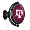 Texas A&M Aggies Original Oval Rotating Lighted Wall Sign Texas A&M Aggies Original Oval Rotating Lighted Wall Sign
