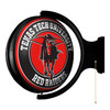 Texas Tech Red Raiders Double Sided Original Round Rotating Lighted Wall Sign Texas Tech Red Raiders Double Sided Original Round Rotating Lighted Wall Sign