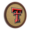 Texas Tech Red Raiders Logo - Faux Barrel Framed Cork Board - Color Logo Texas Tech Red Raiders Logo - Faux Barrel Framed Cork Board - Color Logo