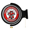 Texas Tech Red Raiders Raider Red - Original Round Rotating Lighted Wall Sign | The Fan-Brand | NCTTRR-115-03 Texas Tech Red Raiders Raider Red - Original Round Rotating Lighted Wall Sign | The Fan-Brand | NCTTRR-115-03