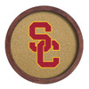 USC Trojans Faux Barrel Framed Cork Board - Color Logo | The Fan-Brand | NCUSCT-632-01A USC Trojans Faux Barrel Framed Cork Board - Color Logo | The Fan-Brand | NCUSCT-632-01A