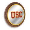 USC Trojans Faux Barrel Top Mirrored Wall Sign - Gold Edge USC Trojans Faux Barrel Top Mirrored Wall Sign - Gold Edge