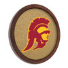 USC Trojans Mascot - Faux Barrel Framed Cork Board - Color Logo USC Trojans Mascot - Faux Barrel Framed Cork Board - Color Logo