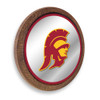 USC Trojans Mascot - Faux Barrel Top Mirrored Wall Sign