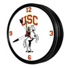 USC Trojans Traveler - Retro Lighted Wall Clock