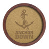 Vanderbilt Commodores Anchor - Faux Barrel Framed Cork Board - Color Logo | The Fan-Brand | NCVAND-632-02A