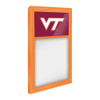 Virginia Tech Hokies Dry Erase Note Board Virginia Tech Hokies Dry Erase Note Board