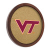 Virginia Tech Hokies Faux Barrel Framed Cork Board - Color Logo Virginia Tech Hokies Faux Barrel Framed Cork Board - Color Logo