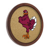 Virginia Tech Hokies Faux Barrel Framed Cork Board - Color Logo 2