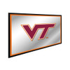 Virginia Tech Hokies Framed Mirrored Wall Sign - Orange Edge Virginia Tech Hokies Framed Mirrored Wall Sign - Orange Edge