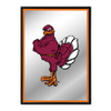 Virginia Tech Hokies Mascot - Framed Mirrored Wall Sign - Orange Edge | The Fan-Brand | NCVTCH-275-01B Virginia Tech Hokies Mascot - Framed Mirrored Wall Sign - Orange Edge | The Fan-Brand | NCVTCH-275-01B