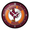 Virginia Tech Hokies Mascot - Modern Disc Wall Clock - Black Frame | The Fan-Brand | NCVTCH-510-02B