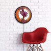 Virginia Tech Hokies Mascot - Round Slimline Lighted Wall Sign Virginia Tech Hokies Mascot - Round Slimline Lighted Wall Sign