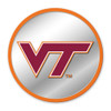 Virginia Tech Hokies Modern Disc Mirrored Wall Sign | The Fan-Brand | NCVTCH-235-01B Virginia Tech Hokies Modern Disc Mirrored Wall Sign | The Fan-Brand | NCVTCH-235-01B