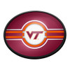 Virginia Tech Hokies Oval Slimline Lighted Wall Sign | The Fan-Brand | NCVTCH-140-01 Virginia Tech Hokies Oval Slimline Lighted Wall Sign | The Fan-Brand | NCVTCH-140-01