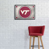 Virginia Tech Hokies Team Spirit - Framed Mirrored Wall Sign - Mirrored Virginia Tech Hokies Team Spirit - Framed Mirrored Wall Sign - Mirrored
