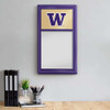 Washington Huskies Dry Erase Note Board - Gold / Purple Frame Washington Huskies Dry Erase Note Board - Gold / Purple Frame