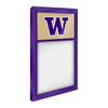 Washington Huskies Dry Erase Note Board - Gold / Purple Frame Washington Huskies Dry Erase Note Board - Gold / Purple Frame