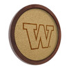 Washington Huskies Faux Barrel Framed Cork Board - Monochrome Logo Washington Huskies Faux Barrel Framed Cork Board - Monochrome Logo