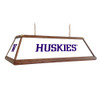 Washington Huskies Huskies - Premium Wood Pool Table Light - White | The Fan-Brand | NCWASH-330-02A