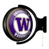 Washington Huskies Original Round Rotating Lighted Wall Sign