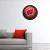 Wisconsin Badgers Basketball - Modern Disc Wall Sign