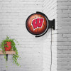 Wisconsin Badgers Basketball - Original Round Rotating Lighted Wall Sign Wisconsin Badgers Basketball - Original Round Rotating Lighted Wall Sign