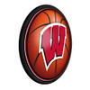Wisconsin Badgers Basketball - Round Slimline Lighted Wall Sign Wisconsin Badgers Basketball - Round Slimline Lighted Wall Sign
