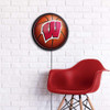 Wisconsin Badgers Basketball - Round Slimline Lighted Wall Sign Wisconsin Badgers Basketball - Round Slimline Lighted Wall Sign