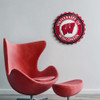 Wisconsin Badgers Bottle Cap Wall Sign Wisconsin Badgers Bottle Cap Wall Sign
