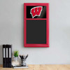 Wisconsin Badgers Chalk Note Board - Red Frame / Black