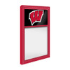 Wisconsin Badgers Dry Erase Note Board - Red Frame / Black