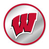 Wisconsin Badgers Modern Disc Mirrored Wall Sign | The Fan-Brand | NCWISB-235-01 Wisconsin Badgers Modern Disc Mirrored Wall Sign | The Fan-Brand | NCWISB-235-01