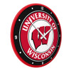Wisconsin Badgers Modern Disc Wall Clock Wisconsin Badgers Modern Disc Wall Clock