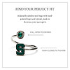 Michigan State Spartans "S" Stainless Steel Adjustable Ring | Stone Armory | MI-MSU601 Michigan State Spartans "S" Stainless Steel Adjustable Ring | Stone Armory | MI-MSU601