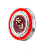 FSU Seminoles Double Neon Wall Clock Script | Holland Bar Stool Co. | Clk15FSU-FS FSU Seminoles Double Neon Wall Clock Script | Holland Bar Stool Co. | Clk15FSU-FS