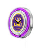 LSU Tigers Double Neon Wall Clock | Holland Bar Stool Co. | Clk15LaStUn LSU Tigers Double Neon Wall Clock | Holland Bar Stool Co. | Clk15LaStUn