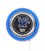 Memphis Tigers Double Neon Wall Clock | Holland Bar Stool Co. | Clk15Memphs