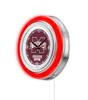 Mississippi State Bulldogs Double Neon Wall Clock | Holland Bar Stool Co. | Clk15MssStU