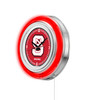 NC State Wolfpack Double Neon Wall Clock | Holland Bar Stool Co. | Clk15NCarSt