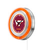 Virginia Tech Hokies Double Neon Wall Clock | Holland Bar Stool Co. | Clk15VATech