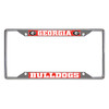 Georgia Bulldogs License Plate Frame | Logo Chair | 142-F128-CRM